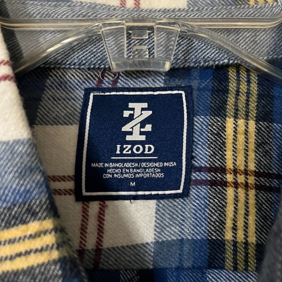 Men's IZOD Plaid Flannel - Picture 3 of 3